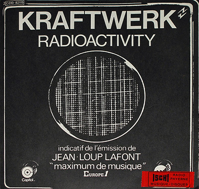 KRAFTWERK - Radioactivity Jean-Loup Lafont album front cover vinyl record
